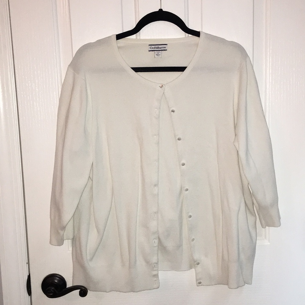 White Cardigan